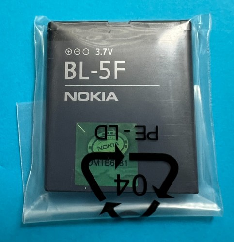 BATTERIA ORIGINALE NOKIA BL-5F BL5F OEM 950mAh 3,5Wh 3,7V NUOVA UFFICIALE - Photo 5 sur 6