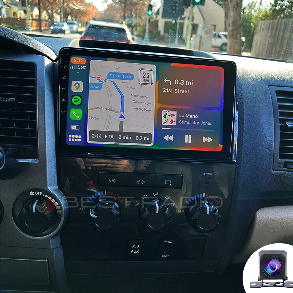 Car Stereo For Toyota Tundra 07-13 Sequoia 08-19 Carplay