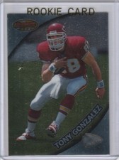 TONY GONZALEZ ROOKIE CARD 1997 Bowman's Best Football RC Kansas City Chiefs HOF!