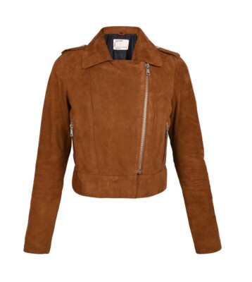 Veste En Cuir OAKWOOD Marron - Taille S FR - Occasion Très Bon État - Pour Femme
