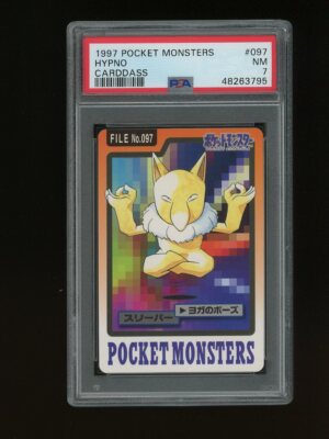 Pokemon PSA 7 NEAR MINT Hypno 1997 Bandai Carddass Japanese Card