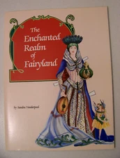 Vintage Paper Dolls Book Enchanted Realm Fairyland Signed Uncut 1991