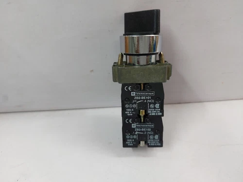 TELEMECANIQUE ZB2-BE101 Contact Block W/2-Position Rotary Switch 10[6]A 400V