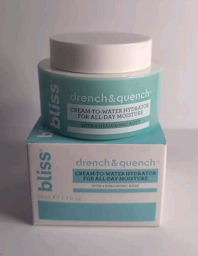 bliss Drench & Quench Cream-To-Water Hydrator For All Day Moisture 1.7oz/50mL