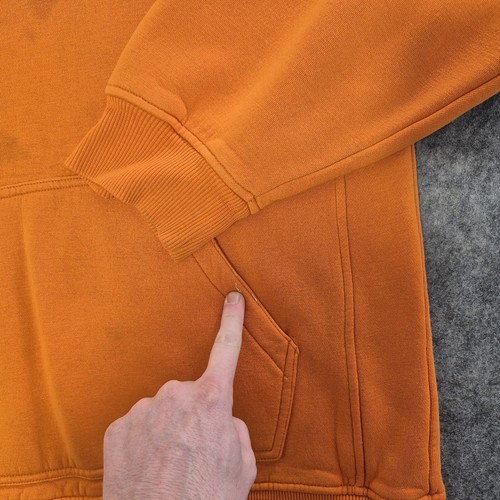 Sudadera con Capucha Southpole Para Hombre Grande Naranja Pullover Hip Hop Y2K Suelta Patín - Imagen 6 de 13