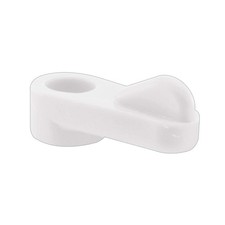 PL 7909 1/16 In Window Screen Clip Molded Plastic White Hardware 12 PCS