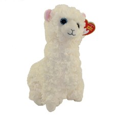 TY Beanie Baby - LILY the White Llama (6 inch) - MWMTs Stuffed Animal Toy