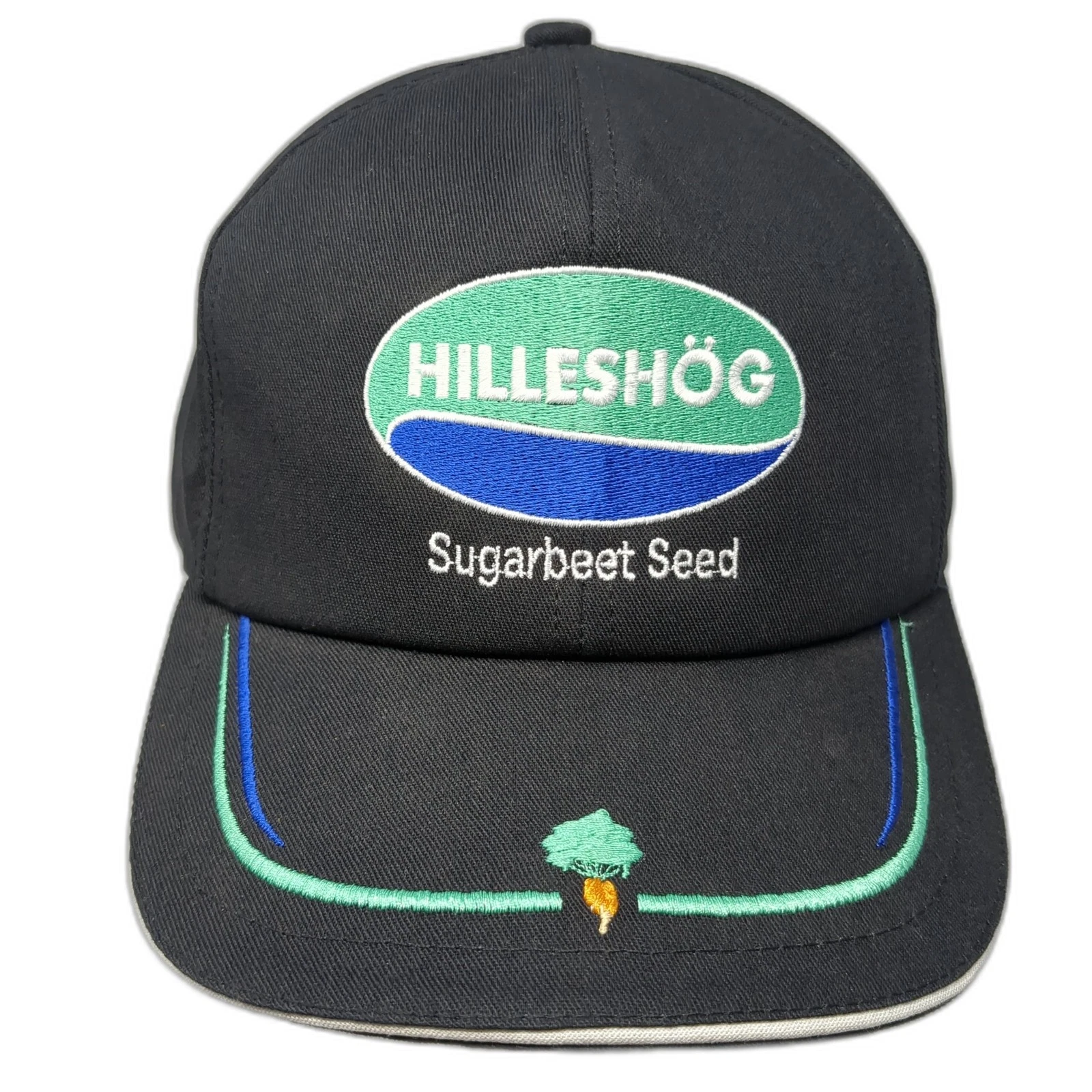 Hilleshog Sugarbeet Seed Slideback Baseball Cap Black One Size K-Products