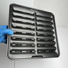 Ronco Showtime Rotisserie BBQ 4000 5000 Drip Tray Pan W/ Grate Replacement Parts