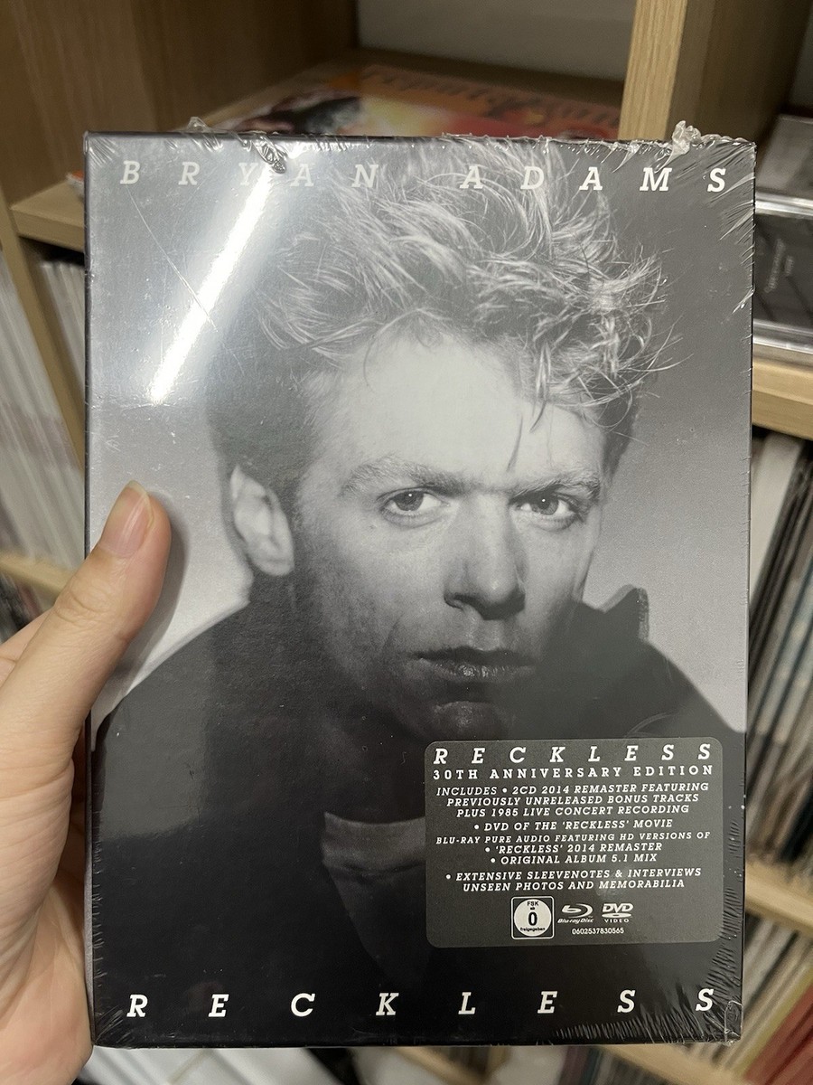 NEW/SEALED Bryan ADAMS Reckless - Super Deluxe Edition 2 CD/DVD