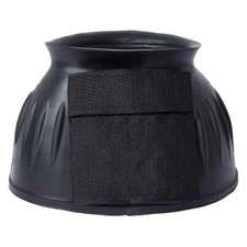 HORZE No Turn Heavy Duty Bell Boots - Black - Large