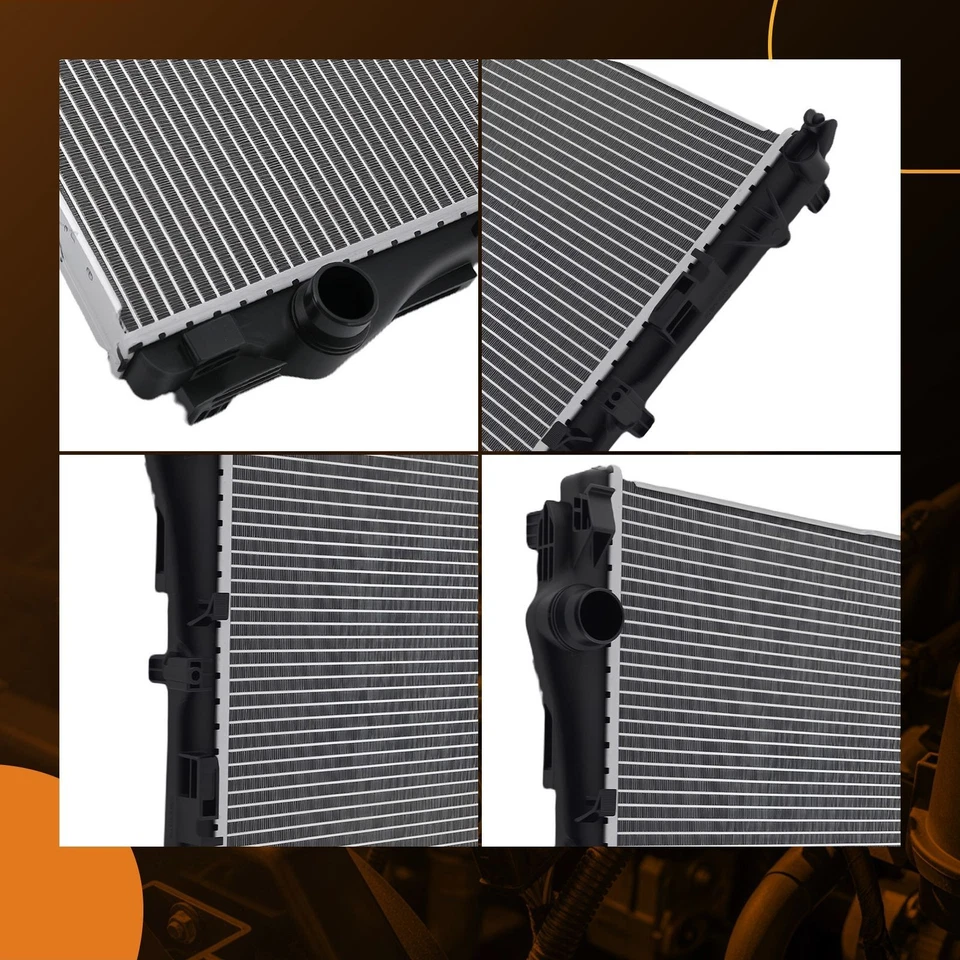 Radiador de aluminio para Mercedes-Benz E43 AMG GLC43 AMG 2017-2021 0995007100 Foto 4 de 4