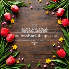 Happy Easter 8x8ft, 10x10ft Nylon Backdrop, Banner 003 