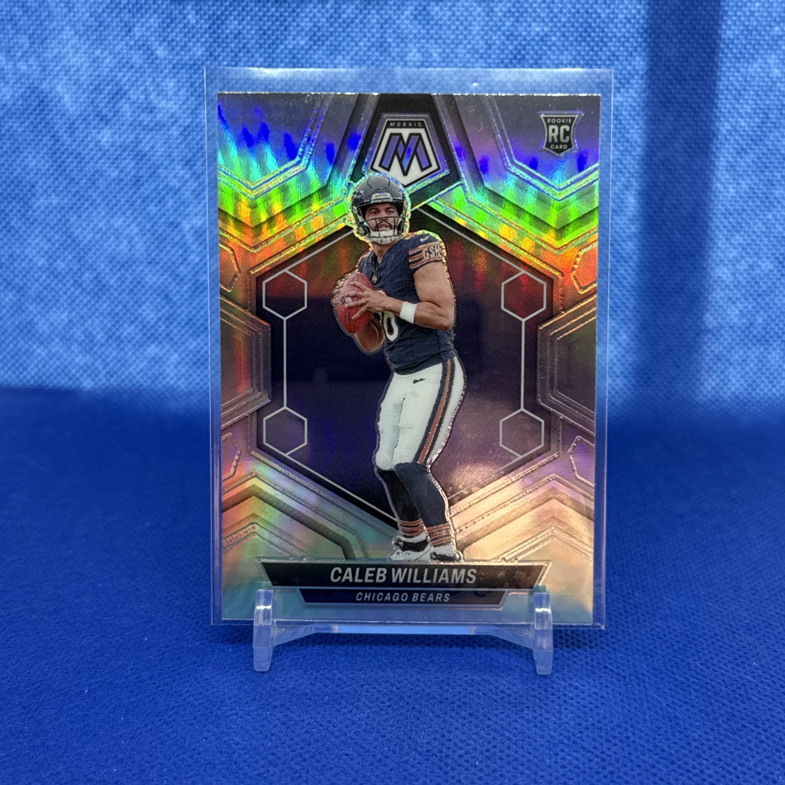 2024 Panini Mosaic Caleb Williams #301 Silver Prizm Rookie Chicago Bears RC