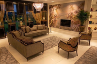 Modernes Wohnzimmer Set Sofas Sessel Stilvolles Wohnen Exklusives