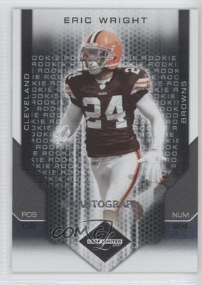 2007 Leaf Limited Rookie 214/299 Eric Wright #265 Rookie RC 2x3