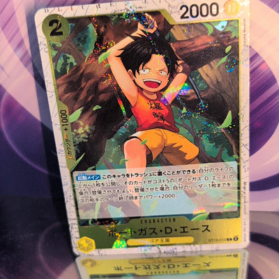 Portgas D. Ace (ST13-010) 1000 Power Foil Cost 2 SR Alt Art One Piece JP