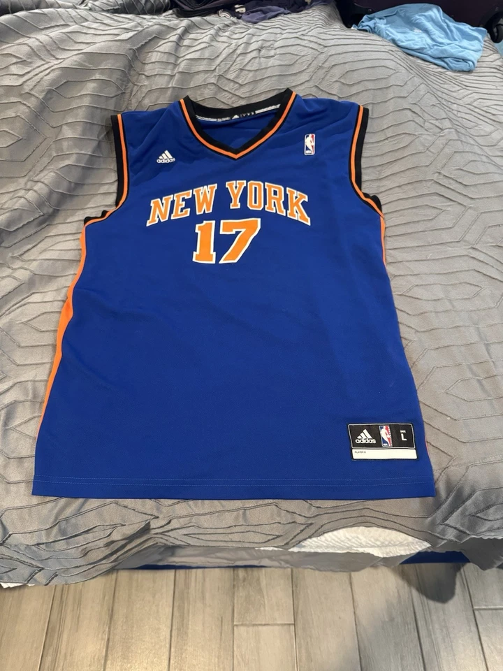 2011 2012 Jeremy Lin Auténtico Adidas New York Knicks NBA Camiseta Corte Nueva Foto 2 de 4