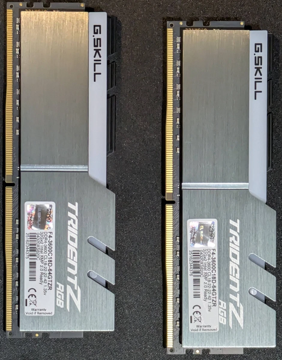 G. SKILL DDR4 SDRAM 64 GB Total Capacity Memory (RAM) for sale | eBay