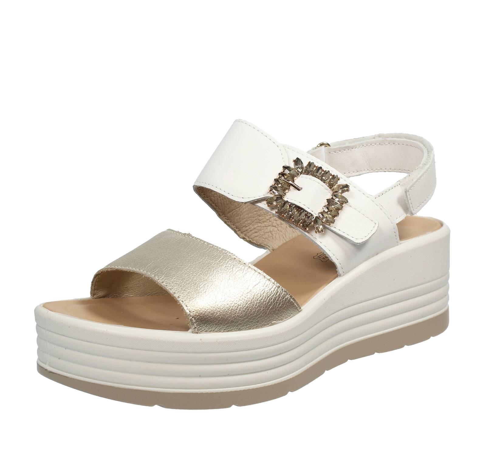 Igi - Co Clea - Сандалии в платиновой оправе от Zeppa - Taglia 37 [23 см]