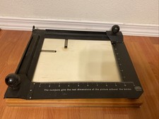 :Leica Leitz Wetzlar FOCOMAT 8x10 2-Blade Metal Darkroom Enlarging Easel