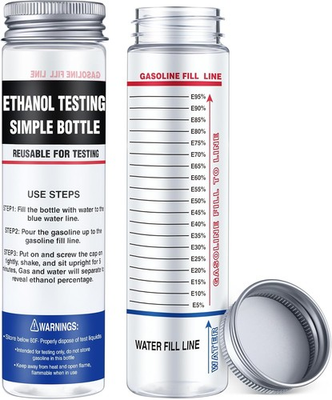 #ad #ad Ethanol Tester E85 Set 2 Reusable Wide Mouth Fuel Pressure Testers Bottles $17.95