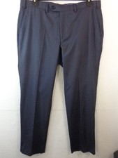 Michael Kors Dress Pants 38 X 30 Blue Men's Flat Front Comfort Stretch