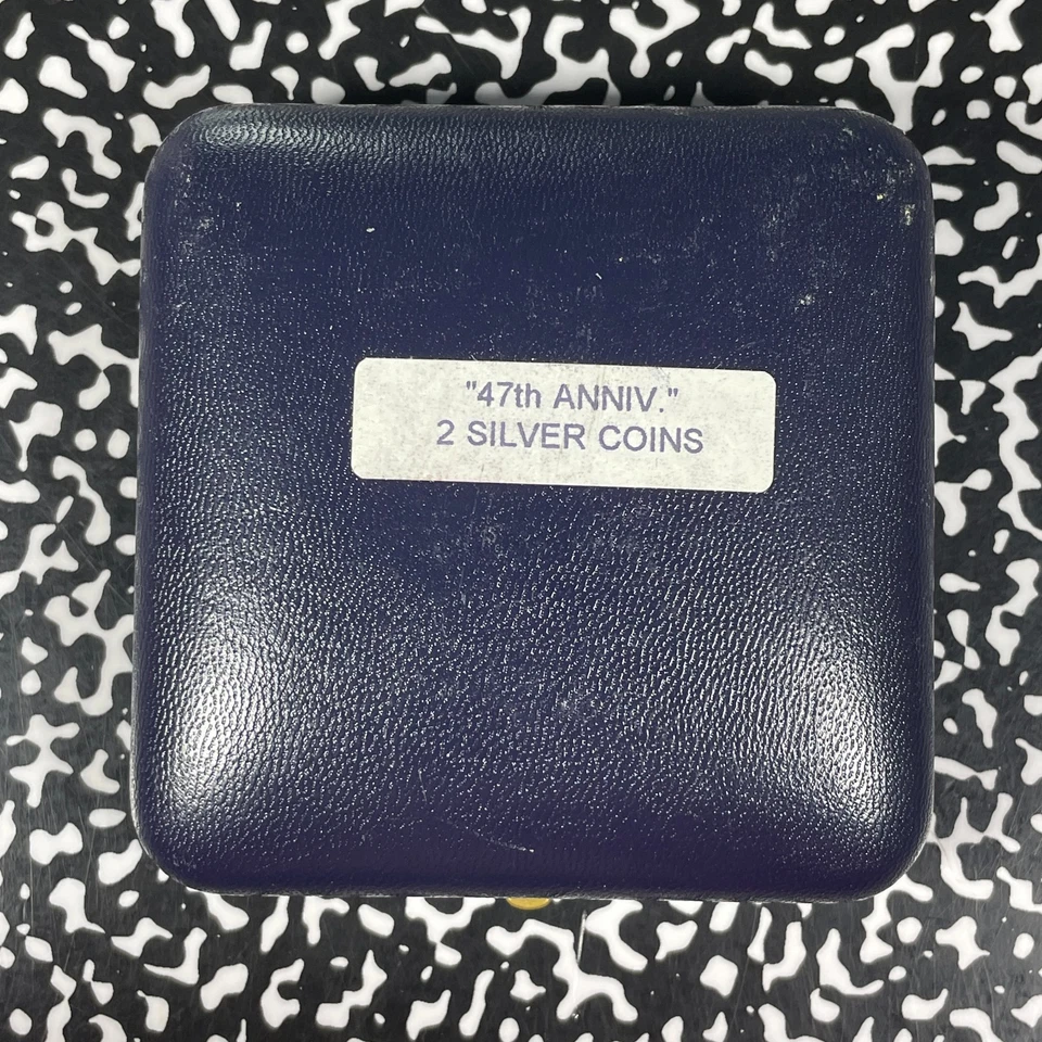 1995 Israel 2x Coin Proof Set Lot#B3046 Silver! With Case & C.O.A. - Image 4 of 4