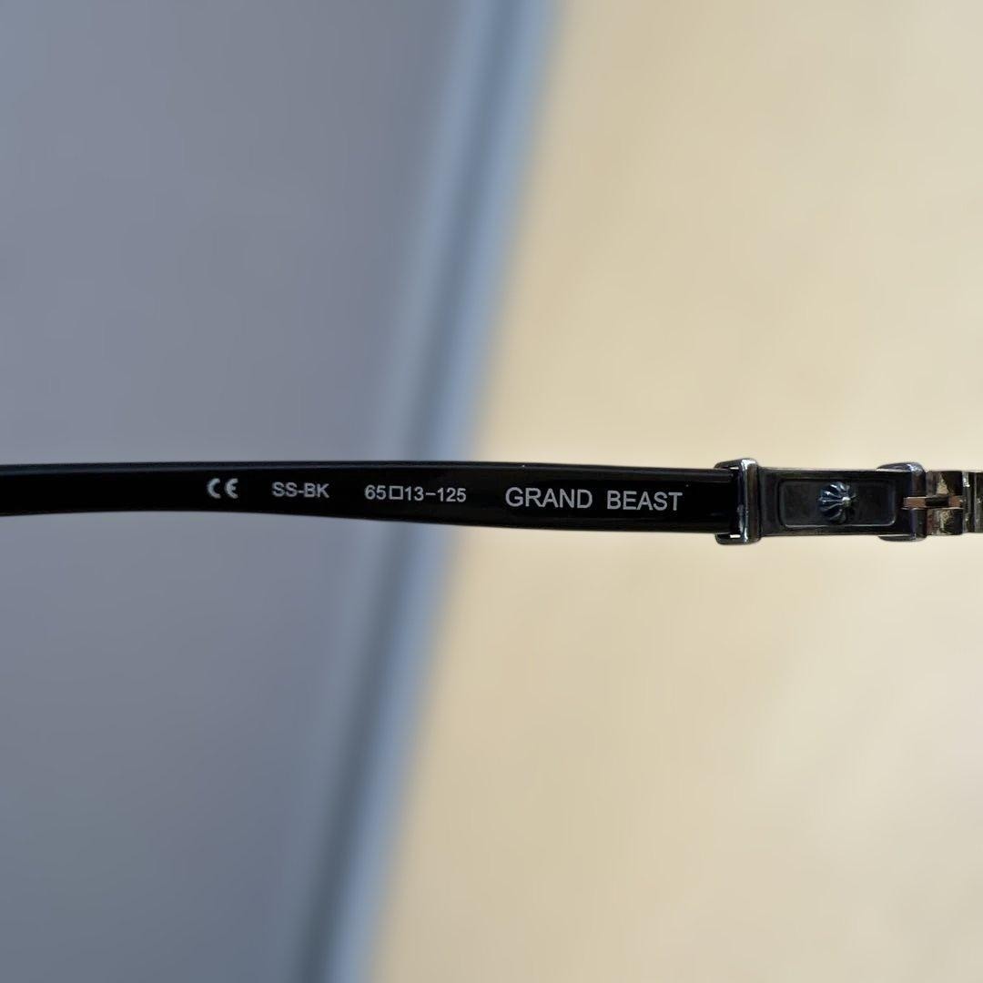 Chrome Hearts Baby Beast Sunglasses Shiny Silver Black Used thumbnail 7