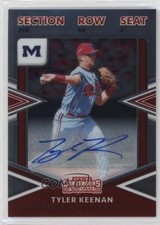 2020 Panini Elite Extra Edition College Tickets Signatures Tyler Keenan Auto 0w8