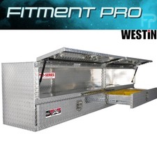 Westin Brute High Cap Stake Bed Contractor Topsider 96 Tool Box 80-tb400-96d-bd