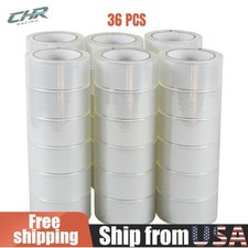 Packing Tape 36 Rolls 110 Yards 2 Mil 2in 330 ft Clear Carton Sealing Tapes