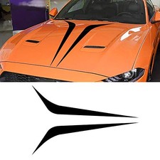 39.4''x7.3'' Vinyl Car Hood Stripes Sticker,Racing Stripes for Black