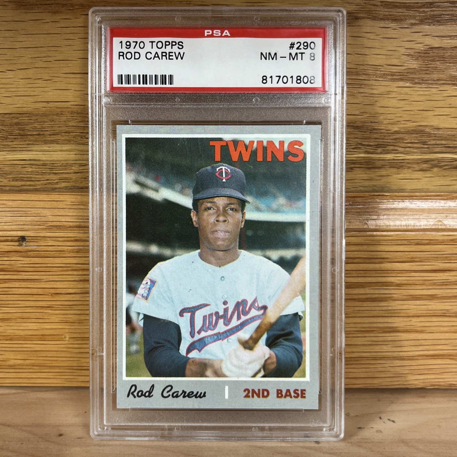 Rod Carew 1970 Topps #290 PSA 8 NM-MT Minnesota Twins MLB 81701808