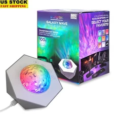 Galaxy Wave Mini Projector LED Color Changing Light Relaxing Atmosphere Decor US