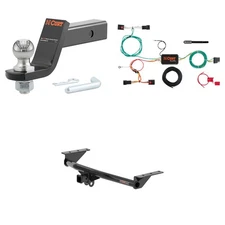 CURT Class 3 Towing Kit Trailer Hitch, Wiring, Ball Mount - 13396, 56297, 45856