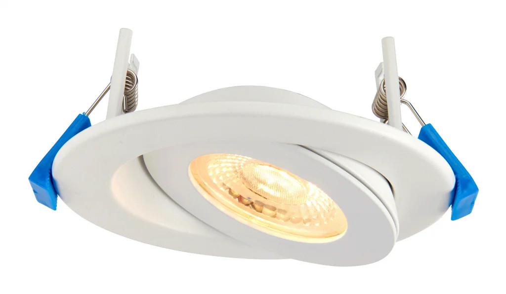 Downlight White Shield360 4CCT LED Tilt Matt 8w Max 2700K 3000K 4000K 6000K IP44