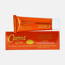 Carrot Glow Face Toning Treatment Cream Carrot Oil Vitamins A K E 1.7oz