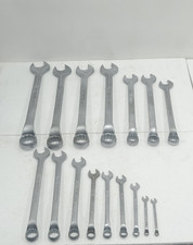 GEDORE BRAZIL NO. 1B SAE COMBINATION WRENCH SET INCOMPLETE 3/8–2 INCH HEAVY DUTY