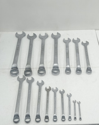 GEDORE BRAZIL NO. 1B SAE COMBINATION WRENCH SET INCOMPLETE 3/8 2 INCH HEAVY DUTY