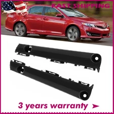 2PC For 2012-2014 Toyota Camry Front Bumper Retainer Support Brackets Left Right