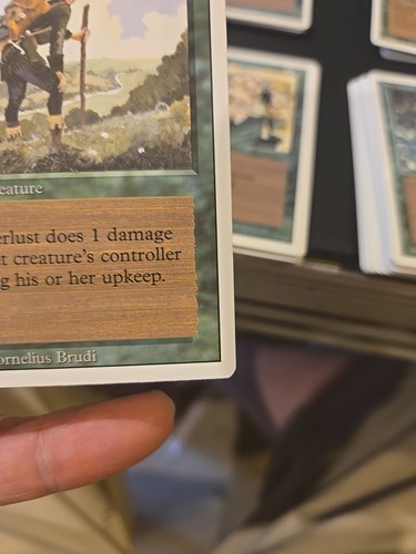 MTG Revised Wanderlust Never Played Check Pics - Picture 4 of 10