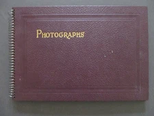 COLORADO PHOTOGRAPH ALBUM 13 POSTCARDS 28 PHOTO PICS ESTES PARK COLORADO SPRINGS