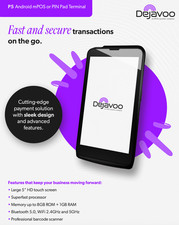 Dejavoo P5 Android mPOS PIN Pad | EMV NFC  * CREDIT CARD MACHINE *UNLOCKED*