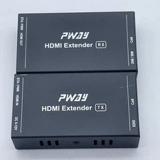PWAY HDMI Extender Ethernet Cat6 Full HD 1080P