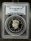 1998 S PCGS PR70 DCAM Kennedy Silver Half Dollar 50c 1998-S PR-70 Deep Cameo