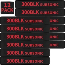 12 Pack  300 BLK Subsonic Magazine Marking Bands .300 Blackout Subsonic Magazine