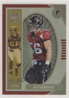 2019 Panini Legacy Legends Premium Edition Ruby Prizm 42/100 Keith Brooking h6c