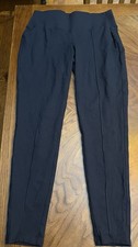 Nine West Navy Blue legging stretchy waist Size Medium 29" waist 28.5" inseam 