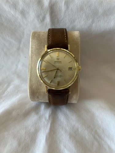 Omega Seamaster DeVille Automatic 14k  Gold Date Vintage